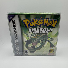 Game Boy Advance Pokemon Emerald Complete in Box w/ Poster