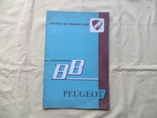 PEUGEOT Cyclomoteur BB - notice de démontage - 1959