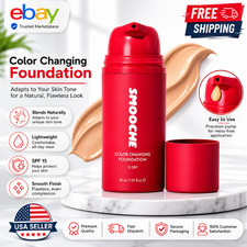 Smooche Color Changing Foundation SPF15 Makeup 30ml Natural Finish Unisex
