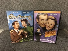 THE BENNY GOODMAN STORY Allen + THE GLENN MILLER STORY Stewart  Swing Music  DVD