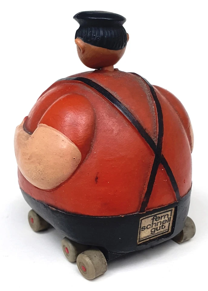 Brummi Werbefigur LKW Güterfernverkehr fern schnell gut 8 cm orig. 1971 SELTEN - Bild 3 von 4