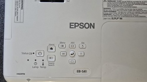 Epson EBS41 Multi Media Projector with Remote Control - Picture 3 of 10