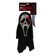 Fun World Ghost Face Bloody Bling Mask and One Size Fits Most, Multi-color