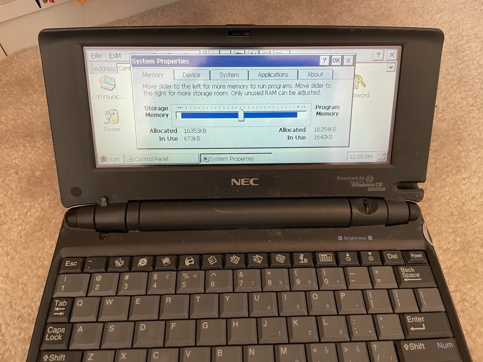 NEC MobilePro 780 Plus Extras Funciona LEER Foto 3 de 4