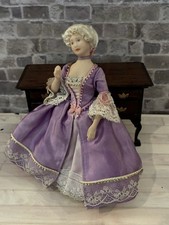 Dolls House 1/12 Scale Miniature Quality Georgian Artisan  Lady Porcelain Doll