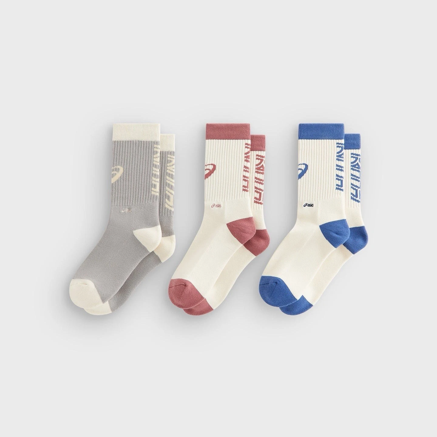 Kith for ASICS Loyalty Exclusive 3-Pack Logo Crew Socks “Multi” Cotton Blend NWT
Opens in a new wind