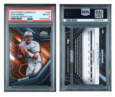 2023 Topps Composite Dan Marino Orange Refractor 04/25 PSA 8