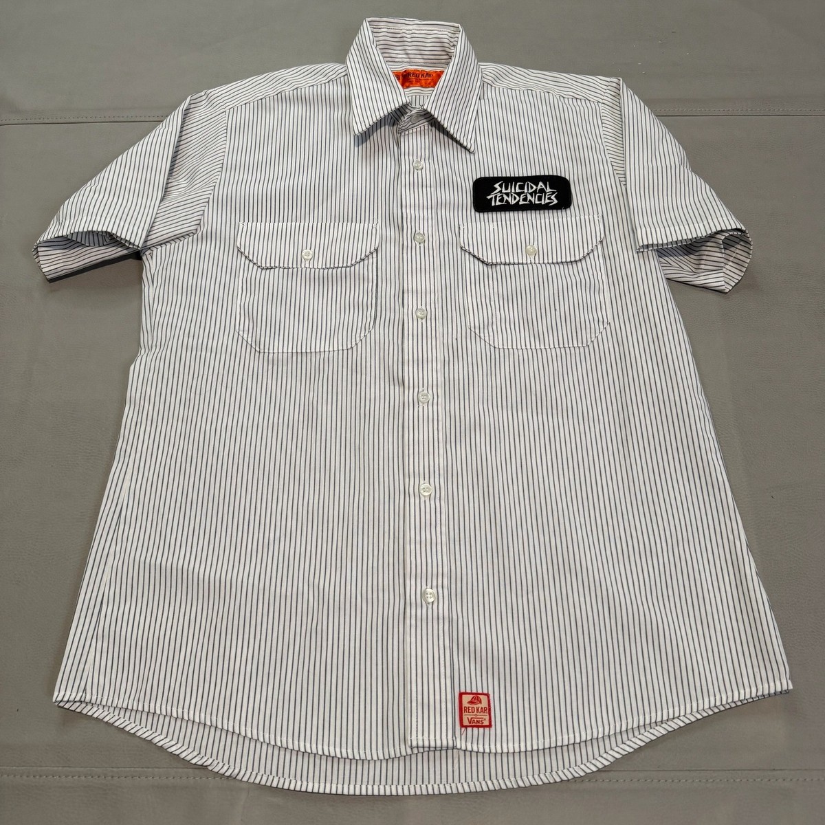 Red Kap x VANS Suicidal Tendencies Work Shirt Men Skater Japan