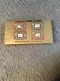 Never played! Nintendo Game & Watch PR-21 Wide Screen Handheld Electronic Game