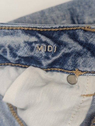 American Eagle Super Stretch Jeans Shorts Size 6 Midi (28x3) Cut-Off Distressed - Picture 6 of 8