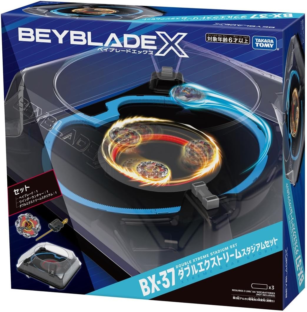 Takara Tomy Beyblade X BX-37-Двухпользовательский боевой Дабл-экстрим на стадионе Xtreme Stadium