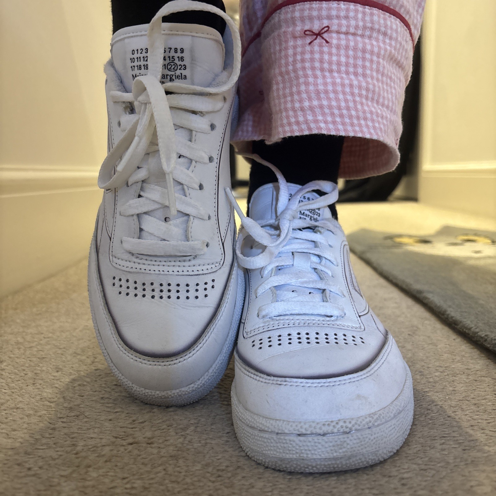 RARE Reebok X Maison Margiela Paris Trainer Sneaker Shoe Size UK 5 US 6 EUR 37.5 image 3