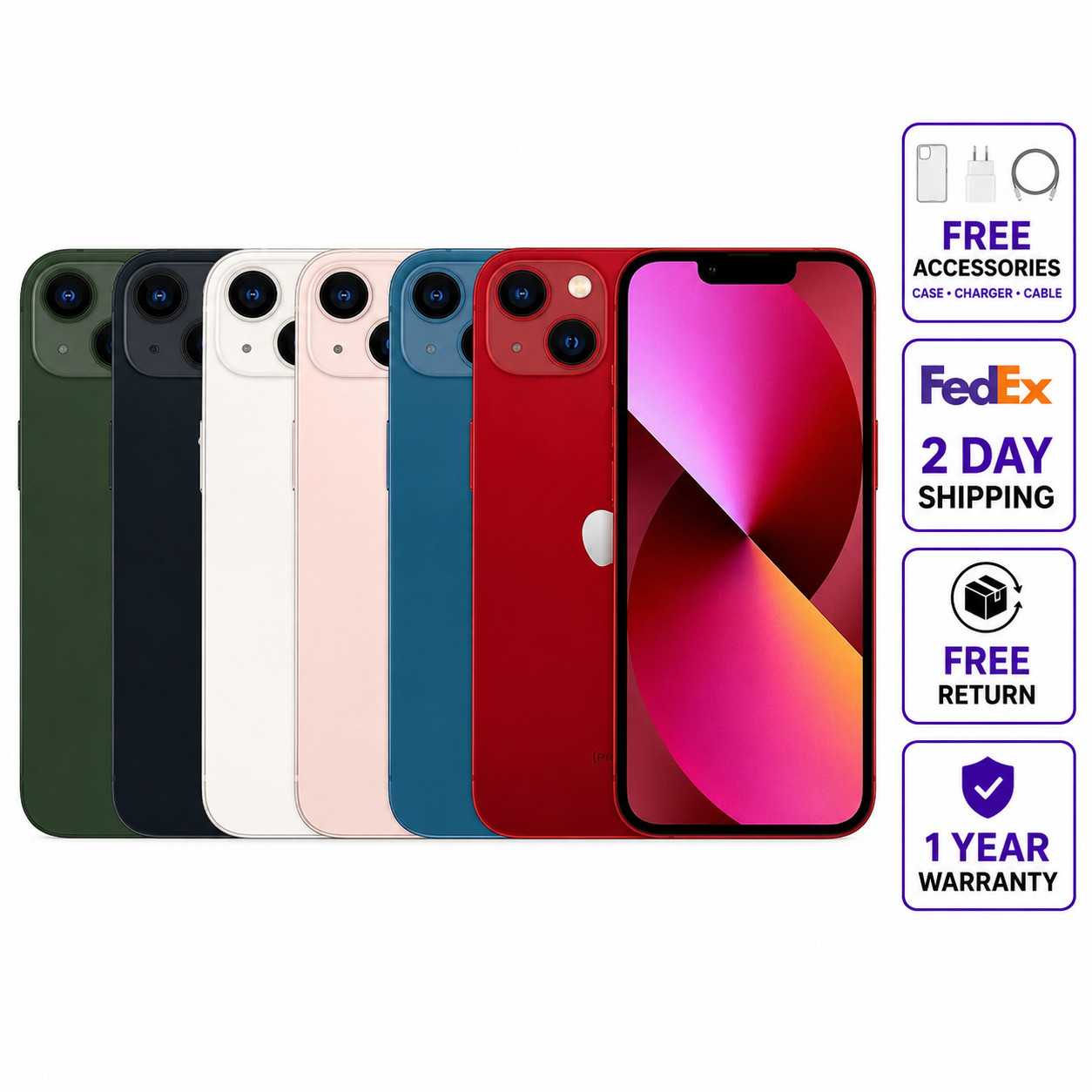 Apple iPhone 13 128GB - Spectrum Mobile,
