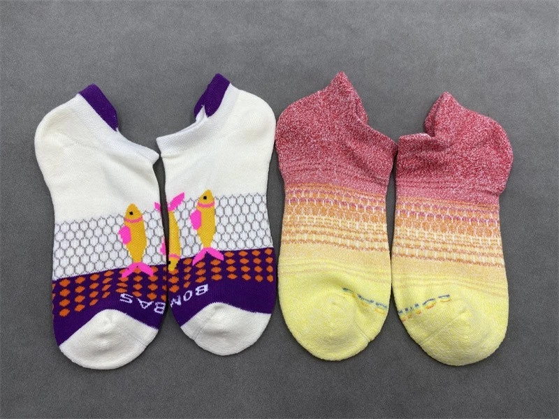 4 pares de calcetines tobilleros Bombas multicolores panal para mujer de peso medio talla M Foto 3 de 4