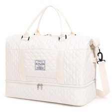Travel Duffle Bag for Women Weekender Bags with Shoe Compartment Overnight Ca...