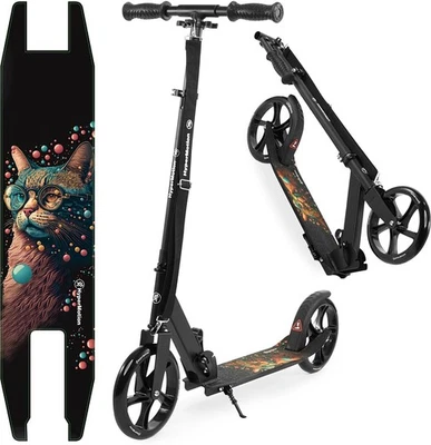 Trottinette Enfant Ado Pliable Max 100kg Alu- Hauteur 88/93/98cm- ABEC7- 200 mm - Photo 1/4
