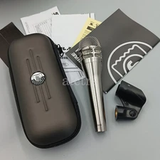 Professional Mic Cardioid Vocal Dynamic Microphone Handheld Wired KSM8 Silver