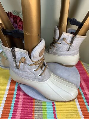 Sperry Top Sider 3M 200g Thinsulate Duck Ankle Boots Waterproof Woman's US 8.5 M