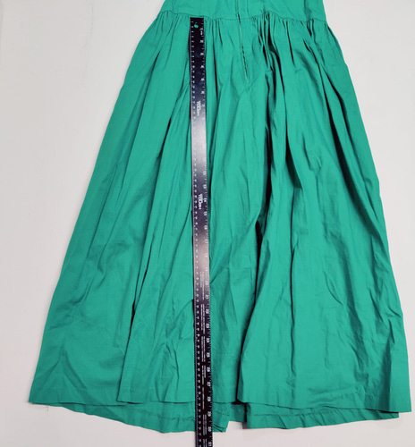 Green Bow Dress 100% Cotton Size 5/6 - Picture 6 of 6
