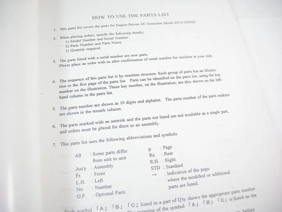 Multiquip MQ DCA220SSK Generator Parts Manual MQ Power - Image 2 of 4
