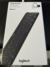 Logitech Keys-To-Go Wireless Ultra Slim Keyboard Bluetooth stand