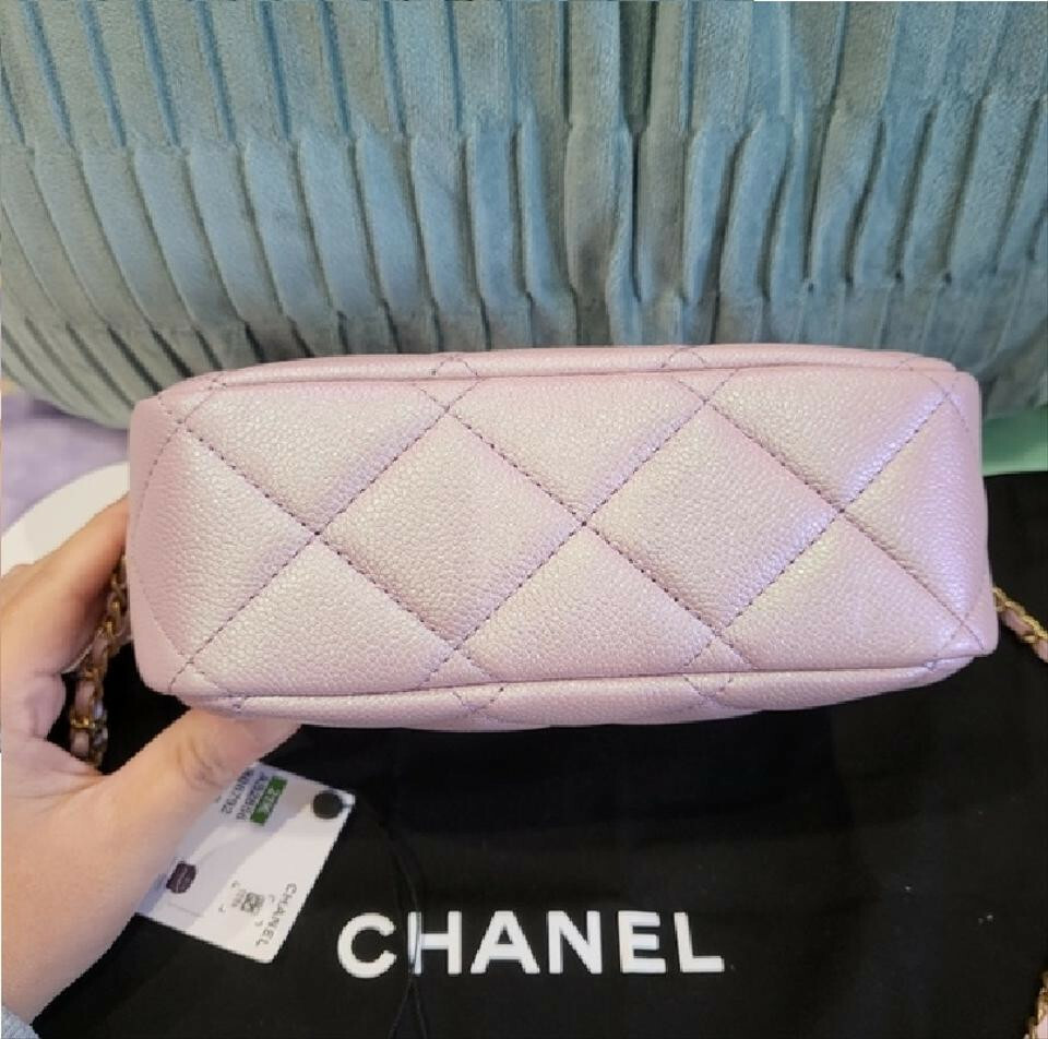 Chanel Camera Case Iridescent Caviar Mini My Perfect Pink