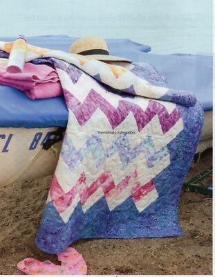 Chevies On The Levee Quilt Pattern Pieced AD