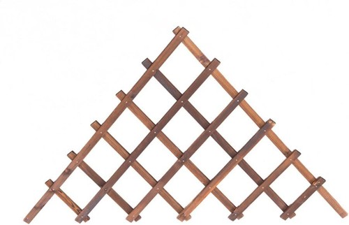 Expanding Wooden Trellis Climbing Plant Fence Panel V Design Lattice 4.5ft-140cm - Picture 7 of 10