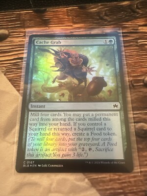 1x MTG - FOIL Cache Grab (0167) - Bloomburrow - BLB - NM | eBay