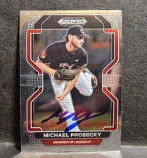 2022 Panini Prizm Draft Picks Michael Prosecky Auto Signed IP Rockies