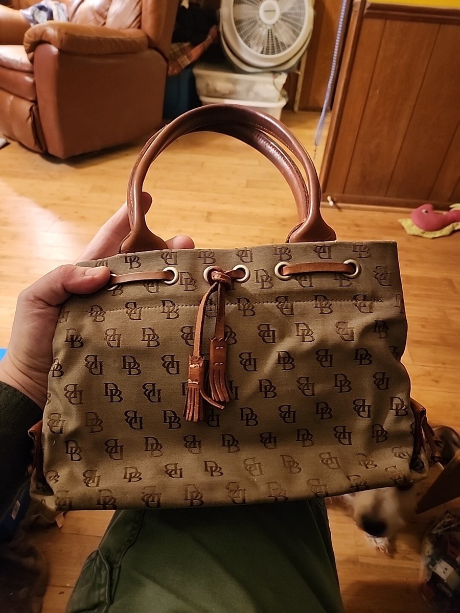 DOONEY & BOURKE HANDBAG PURSE Classic Vintage DB Logo