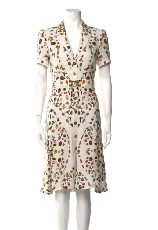 Abito Alexander McQueen taglia Uk12 Aso Amal Clooney