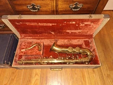 Getzen Elkhorn (Rampone stencil) Vintage Tenor Saxophone with Case, Full Repad!!