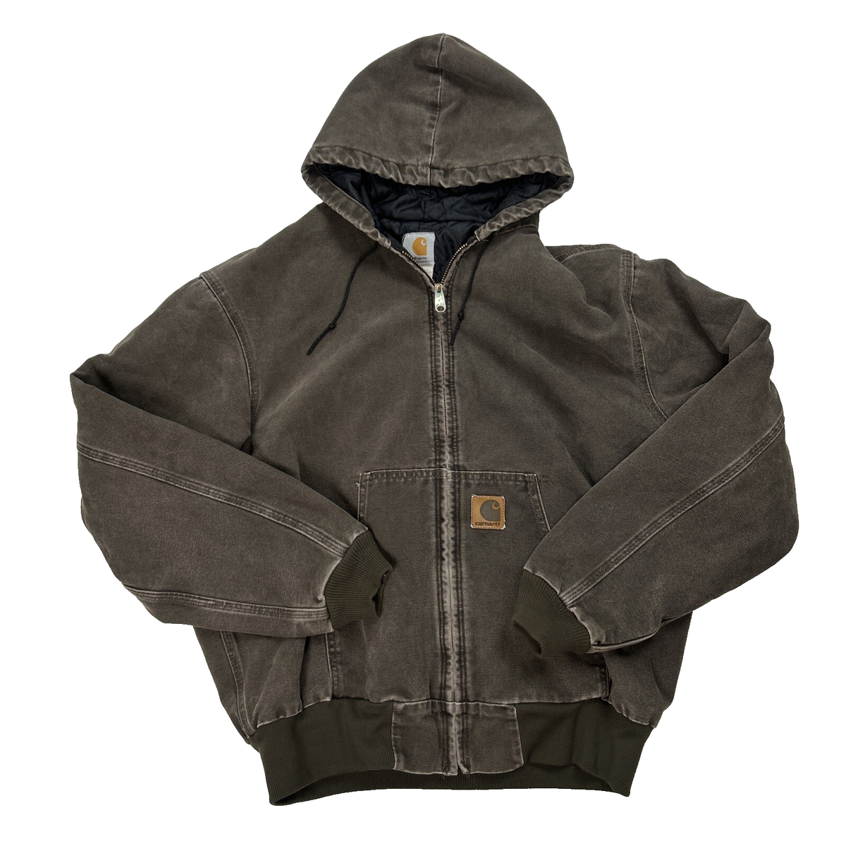 希少カラー Carhartt J06 TMB アクティブジャケット ティンバーL Vintage Y2K Carhartt J06 TMB Timber Hooded Jacket Brown Sandstone