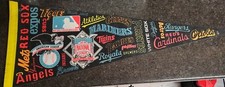Rare Vintage 1989 MLB Baseball Neon Team Name Pennant 30
