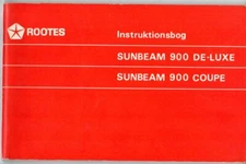 Sunbeam 900 De-Luxe & Coupe 1968-1970 Danish Market Owner's Handbook Hillman Imp