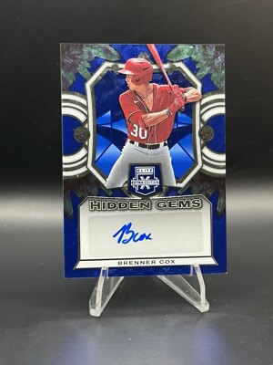 2023 Panini Elite Extra Edition-Brenner Cox #HG-BCX-Hidden Gems Auto 