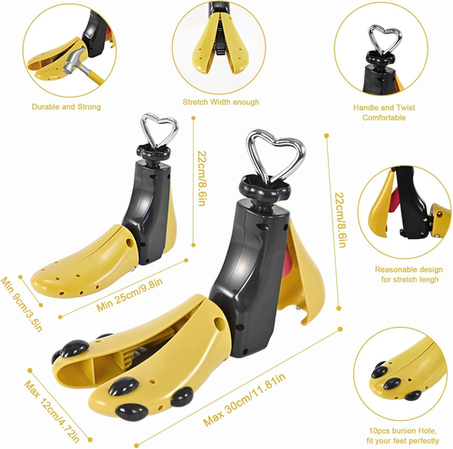Hormas Para Zapatos, Longitud Y Ancho Ajustables Para Hombres Y Mujeres - Picture 2 of 12