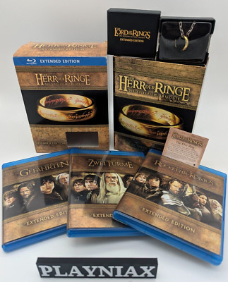 Der Herr der Ringe Trilogie | Limited Extended Blu-Ray Edition | inklusive Ring