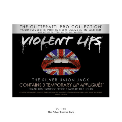1 VIOLENT LIPS Temporary Lip Tattoo Sticker ''Pick Your 1 Type'' - Total 3 sheet  