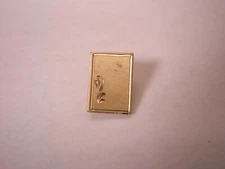 Engraved 12K Gold Filled Vintage ANSON Tie Tack Lapel Pin v54