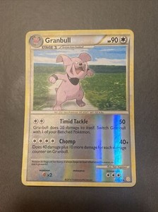 Granbull 22/123 Reverse Pokémon HeartGold SoulSilver NM