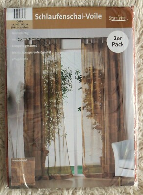 Schlaufenschal-Voile - Starlette - 2er Pack - 145 x 245 cm -  neu