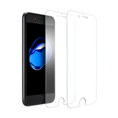 2x Apple iPhone 8 / 7 / 6s / 6 Schutzglas Panzerfolie Displayschutz 9H Glasfolie
