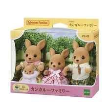 Sylvanian Families FS-03 Kangaroo Family Dolls Set - Epoch