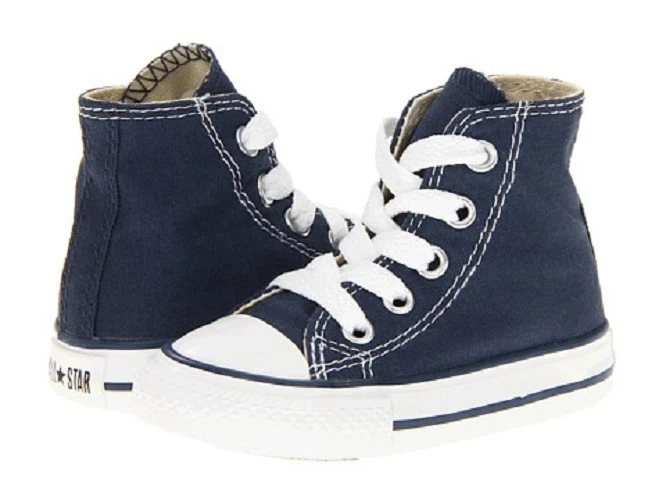 Persona australiana anillo Brillante Converse All Star Hi Chucks Infant Toddler Navy Canvas Shoe 7J233  FreeShipping | eBay