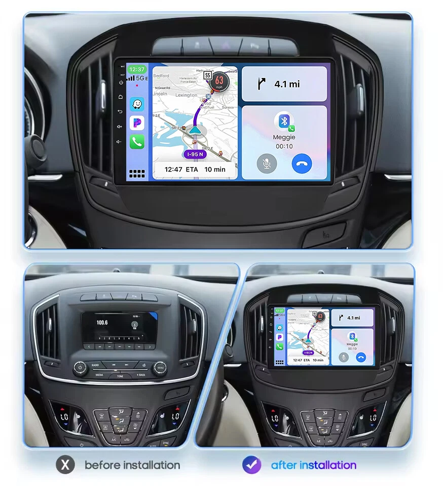 DAB+Car Play Autoradio Für Buick Regal Opel Insignia 2014-2016 Navi Android 14  - Bild 2 von 4