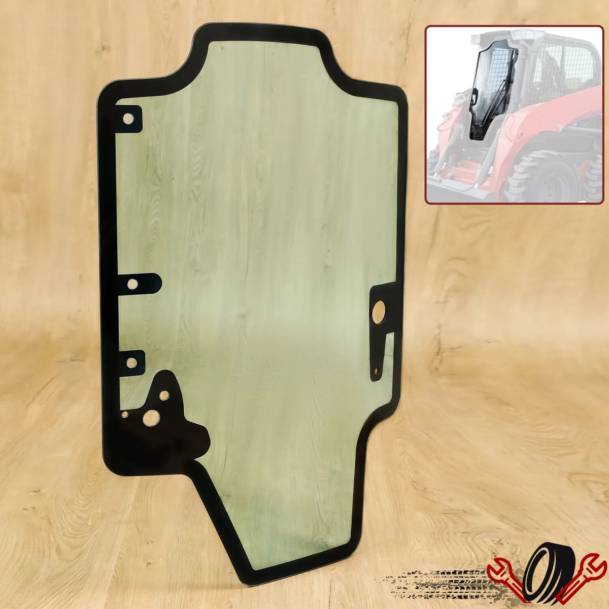 Front Door Glass For Case New Holland Skid Steer Loader #84344565
