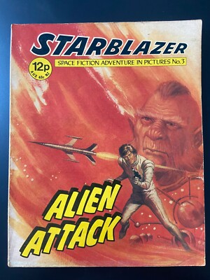 Starblazer Comic Space Fiction Adventure #3 1979 Alien Attack 856f