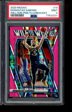 2020 Mosiac Domantas Sabonis #19 Will to Win Pink Fluorescent PSA 9 #10/10